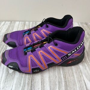 Salomon 8 Speedcross 3 Climashield Purple Trail Running Shoes